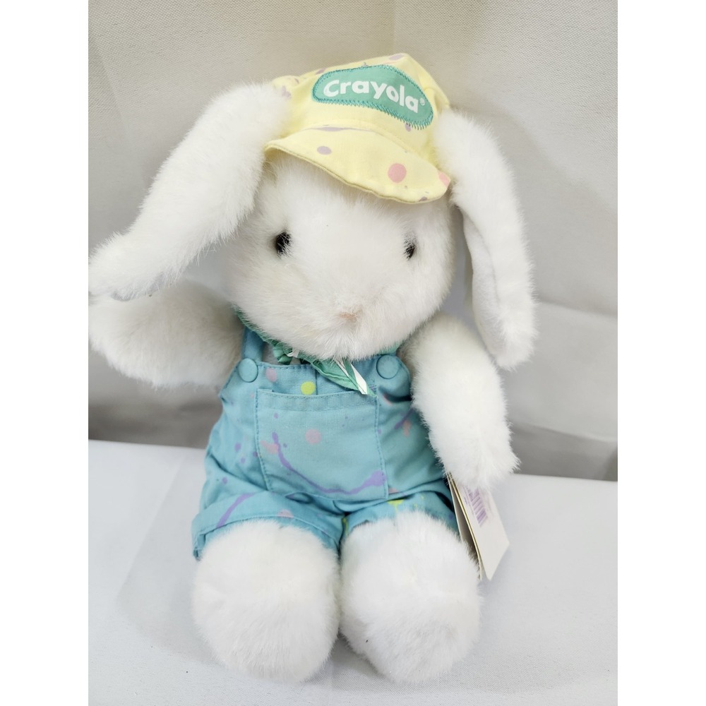 Hallmark Crayola Exclusive 1989  Rabbit Bunny Paint Splatter 12" Easter